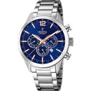 Festina Timeless Mens Blue Dial Chronograph Watch F20343-9 - WatchStatus Ltd