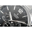 Festina Timeless Men's Silver / Black Chronograph Watch F20343-8 - WatchStatus Ltd