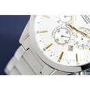 Festina Watch Silver Gold Timeless Chrono Stainless Steel F20343-1 - WatchStatus Ltd