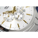 Festina Watch Silver Gold Timeless Chrono Stainless Steel F20343-1 - WatchStatus Ltd