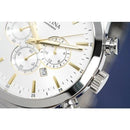Festina Watch Silver Gold Timeless Chrono Stainless Steel F20343-1 - WatchStatus Ltd