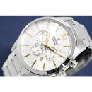 Festina Watch Silver Gold Timeless Chrono Stainless Steel F20343-1 - WatchStatus Ltd