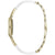 Furla Bangle Ladies Gold / White Watch WW00010003L2 - WatchStatus Ltd