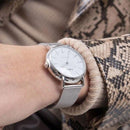 Furla Easy Solar Ladies Silver 38mm Mesh Watch WW00023008L1 - WatchStatus Ltd