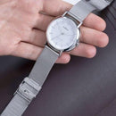Furla Easy Solar Ladies Silver 38mm Mesh Watch WW00023008L1 - WatchStatus Ltd