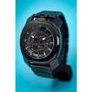 Gaga Milano Frame_One Skeleton Black Watch 7072.01 - WatchStatus Ltd