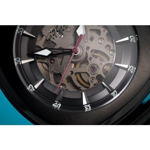 Gaga Milano Frame_One Skeleton Black Watch 7072.01 - WatchStatus Ltd