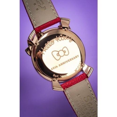 GaGa Milano Hello Kitty Rose Gold / Red 40mm Watch - WatchStatus Ltd