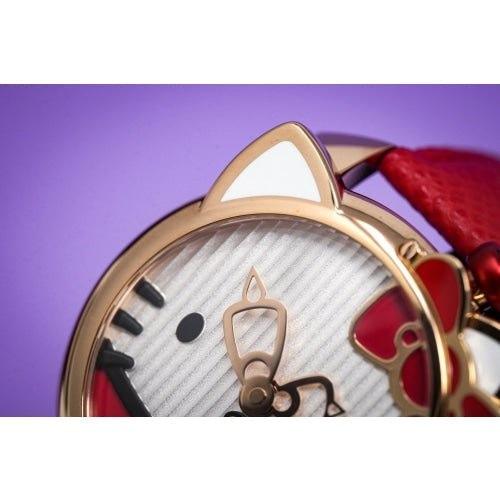 GaGa Milano Hello Kitty Rose Gold / Red 40mm Watch - WatchStatus Ltd