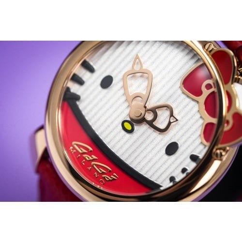GaGa Milano Hello Kitty Rose Gold / Red 40mm Watch - WatchStatus Ltd