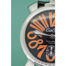 GaGa Milano Manuale Automatic Black Leather 48mm Watch 5010.11 - WatchStatus Ltd