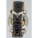 GaGa Milano Manuale Automatic Black Leather 48mm Watch 5010.11 - WatchStatus Ltd