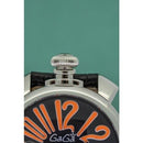 GaGa Milano Manuale Automatic Black Leather 48mm Watch 5010.11 - WatchStatus Ltd