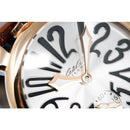 GaGa Milano Manuale Automatic Silver Dial Brown Leather 48mm Watch - WatchStatus Ltd