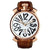 GaGa Milano Manuale Automatic Silver Dial Brown Leather 48mm Watch - WatchStatus Ltd