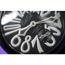 GaGa Milano Manuale Black Leather 48mm Mechanical Watch 5012.06 - WatchStatus Ltd