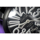 GaGa Milano Manuale Black Leather 48mm Mechanical Watch 5012.06 - WatchStatus Ltd