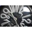 GaGa Milano Manuale Black Leather 48mm Mechanical Watch 5012.06 - WatchStatus Ltd