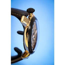 GaGa Milano Manuale Carbon Brown Leather 48mm Watch - WatchStatus Ltd