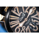 GaGa Milano Manuale Carbon Brown Leather 48mm Watch - WatchStatus Ltd