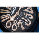 GaGa Milano Manuale Carbon Brown Leather 48mm Watch - WatchStatus Ltd