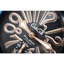 GaGa Milano Manuale Carbon Brown Leather 48mm Watch - WatchStatus Ltd
