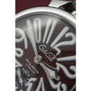 GaGa Milano Manuale Mechanical Brown Leather 48mm Watch 5010.13 - WatchStatus Ltd