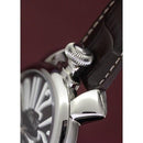 GaGa Milano Manuale Mechanical Brown Leather 48mm Watch 5010.13 - WatchStatus Ltd