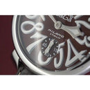 GaGa Milano Manuale Mechanical Brown Leather 48mm Watch 5010.13 - WatchStatus Ltd