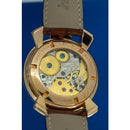 GaGa Milano Manuale Mechanical Brown Rose Gold 48mm Watch - WatchStatus Ltd
