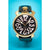GaGa Milano Manuale Mechanical Gold Black Leather 48mm Watch - WatchStatus Ltd