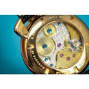 GaGa Milano Manuale Mechanical Gold Black Leather 48mm Watch - WatchStatus Ltd