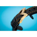 GaGa Milano Manuale Mechanical Gold Black Leather 48mm Watch - WatchStatus Ltd