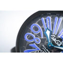 GaGa Milano Manuale Mosaico Black Leather 48mm Watch - WatchStatus Ltd