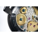 GaGa Milano Manuale Mosaico Black Leather 48mm Watch - WatchStatus Ltd