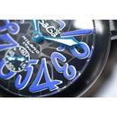 GaGa Milano Manuale Mosaico Black Leather 48mm Watch - WatchStatus Ltd