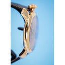 Gaga Milano Slim Brown Leather / Rose Dial 46mm Watch 5085.01 - WatchStatus Ltd