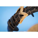 Gaga Milano Slim Brown Leather / Rose Dial 46mm Watch 5085.01 - WatchStatus Ltd