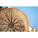 Gaga Milano Slim Brown Leather / Rose Dial 46mm Watch 5085.01 - WatchStatus Ltd