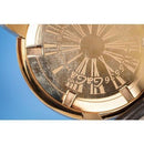 Gaga Milano Slim Brown Leather / Rose Dial 46mm Watch 5085.01 - WatchStatus Ltd