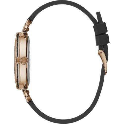 GC CableChic Ladies Black Rubber 36mm Watch Y58003L2MF - WatchStatus Ltd
