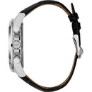 GC Executive Men's Black Leather Chronograph Watch Y27001G2MF - WatchStatus Ltd