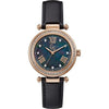 Gc Sport Ladies Watch Black Pearl Leather Y46005L2MF Guess Collection