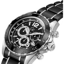 GC SportRacer Men's Black Ceramic Chrono Watch Y02015G2MF - WatchStatus Ltd