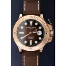 Giorgio Fedon 1919 Aquamarine Brown Leather Automatic Watch GFCR003 - WatchStatus Ltd
