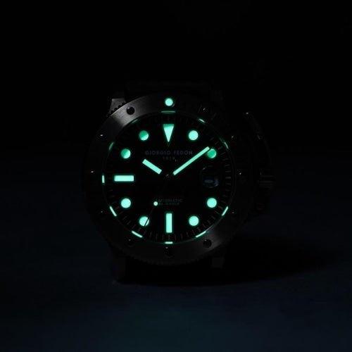 Giorgio Fedon Aquamarine II Men's Black Silicone Watch GFCR008 - WatchStatus Ltd