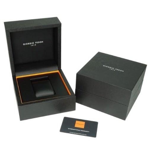 Giorgio Fedon Aquamarine III Men's Black Rubber Carbon Watch GFCU005 - WatchStatus Ltd
