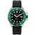 Giorgio Fedon Men's Aquamarine III Green / Black Rubber Watch GFCU003 - WatchStatus Ltd