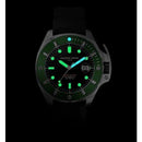 Giorgio Fedon Men's Aquamarine III Green / Black Rubber Watch GFCU003 - WatchStatus Ltd