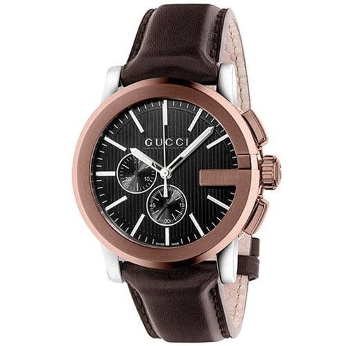 Gucci Men's Chronograph Watch G-Chrono XL Rose Gold YA101202 - Watches & Crystals